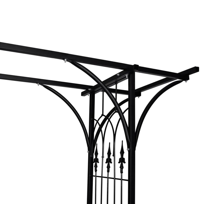 Arche de jardin - Noir