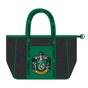 Bolsa playa premium harry potter slytherin en poliéster