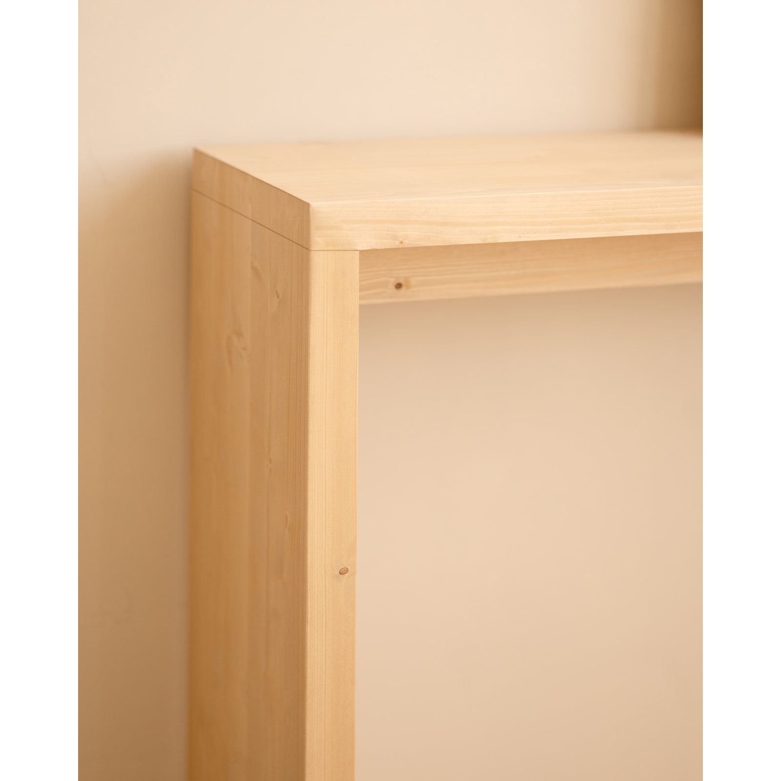 Console en bois massif ton chêne moyen 120x80cm Hauteur: 80 Longueur: 120 Largeur: 30