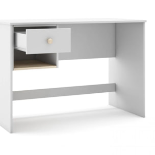 Mesa de escritorio Misty Breeze Blanco - Oak Soft