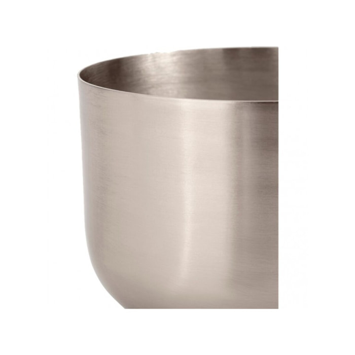 Bougie coupelle argenté H.6,5 cm - EPSILON 055