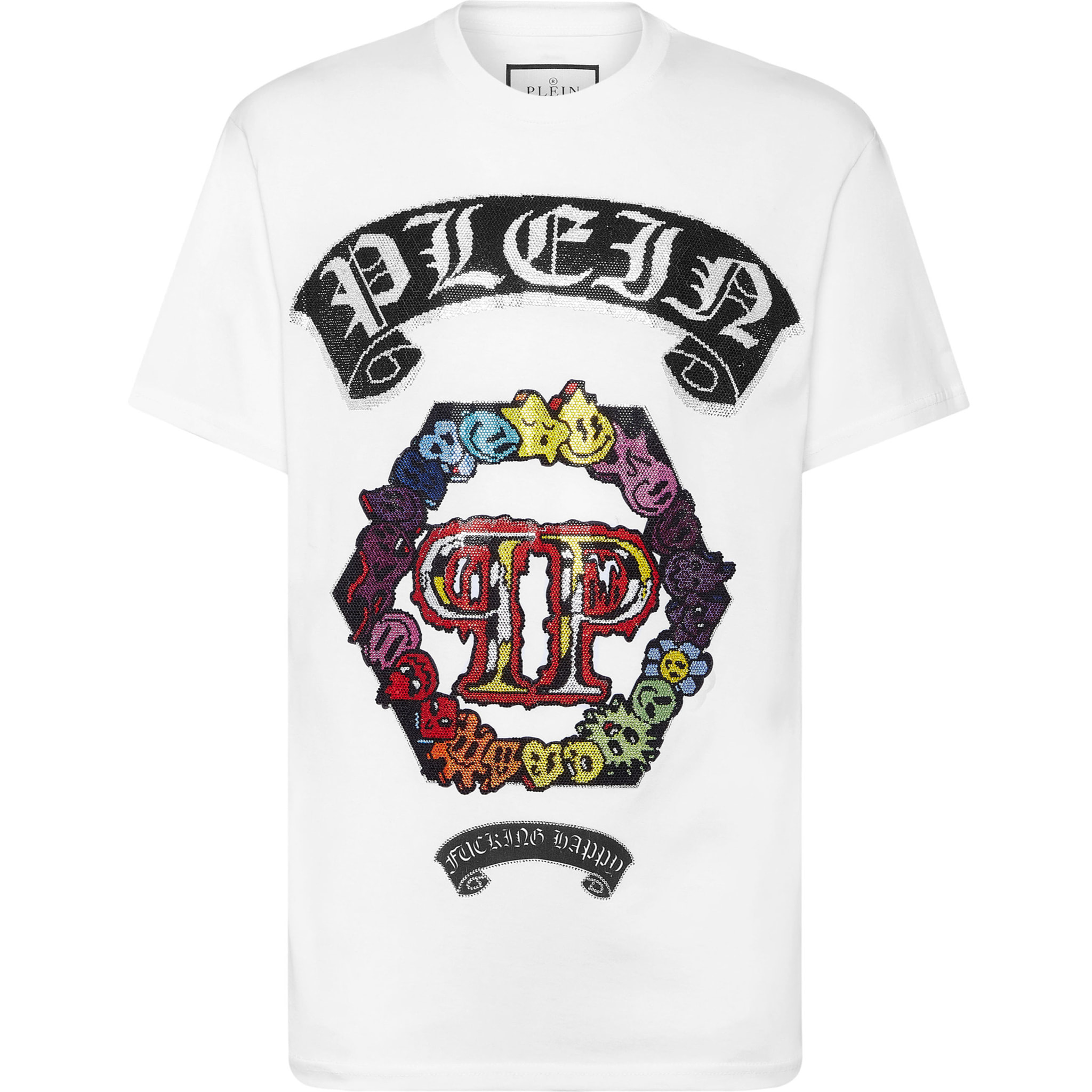 PHILIPP PLEIN Camiseta Cuello Redondo SMILE