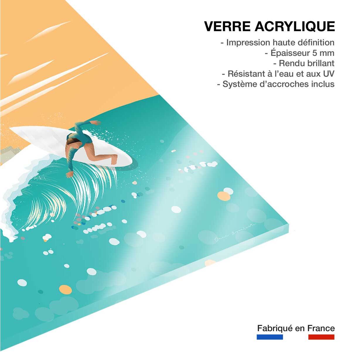 Tableau voyage San Diego California Tableau plexiglas