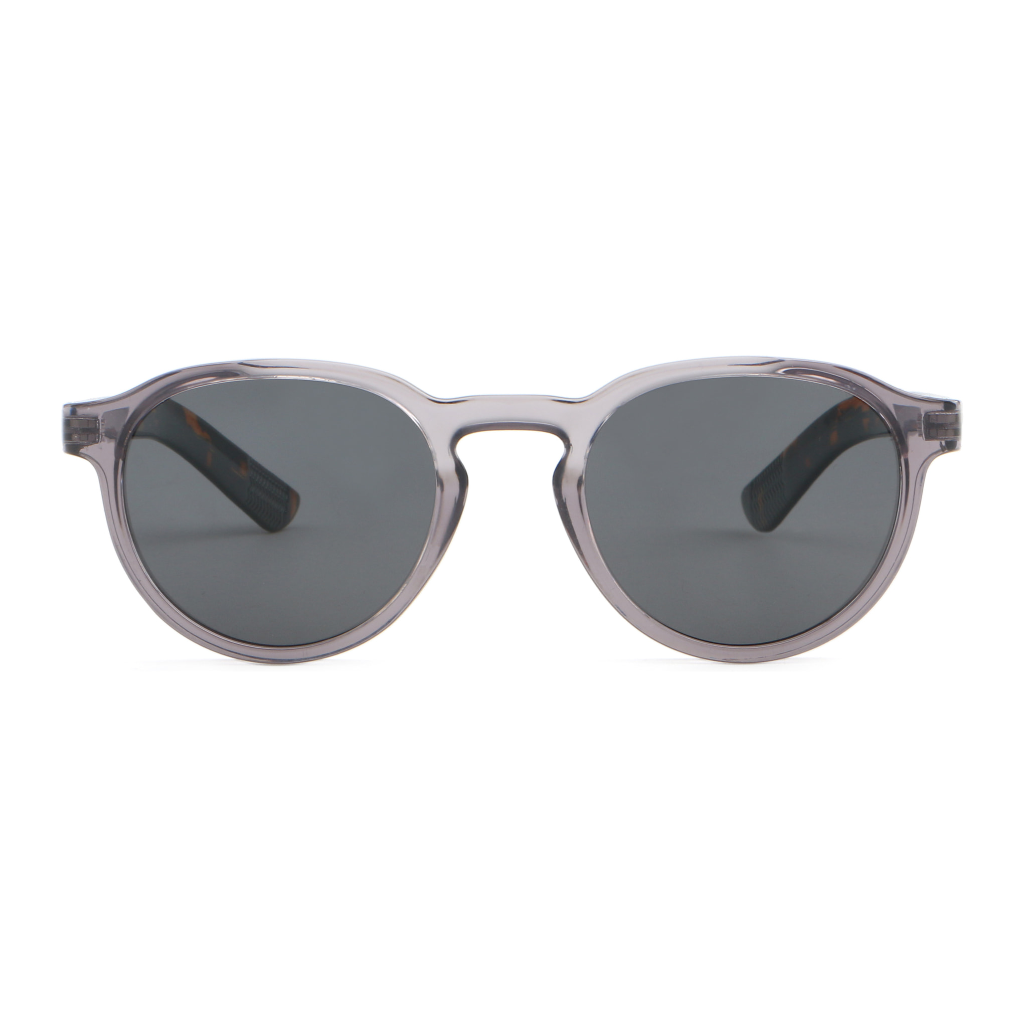 Gafas de sol OCEAN LA ROCHELLE - Azul oscuro / Gris transparente con patillas en carey y lente ahumada
