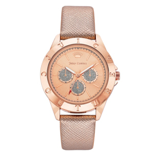 Reloj Juicy Couture JC1294RGRG Mujer Analogico Cuarzo con Correa de Polipiel