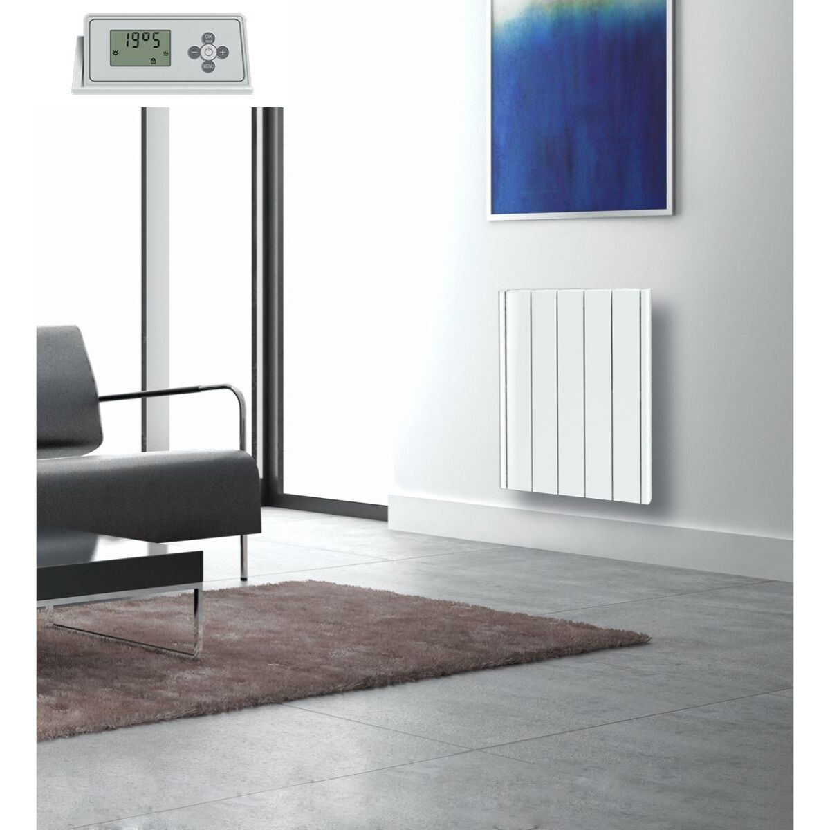 Radiateur inertie fonte 1000w