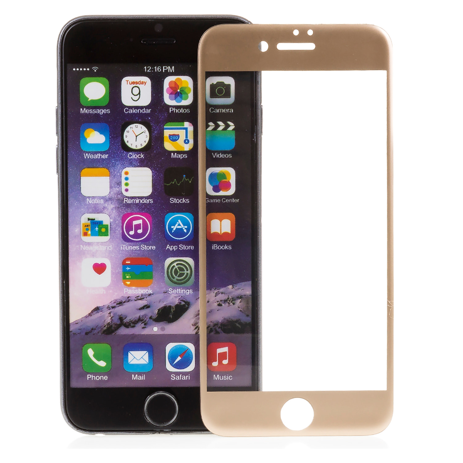 DAM PROTEZIONE IN VETRO TEMPERATO CON BORDO NERO IPHONE 7/IPHONE 8 613 Cm. Colore: oro