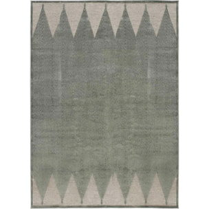 FARASHE Alfombra étnica de pelo corto gris, varias medidas disponibles.