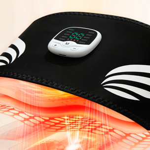 Elettrostimolatore muscolare per vita e addome AS-1. Massaggiatore stimolante con batteria ricaricabile e 10 modalità d'uso con 30 intensità.