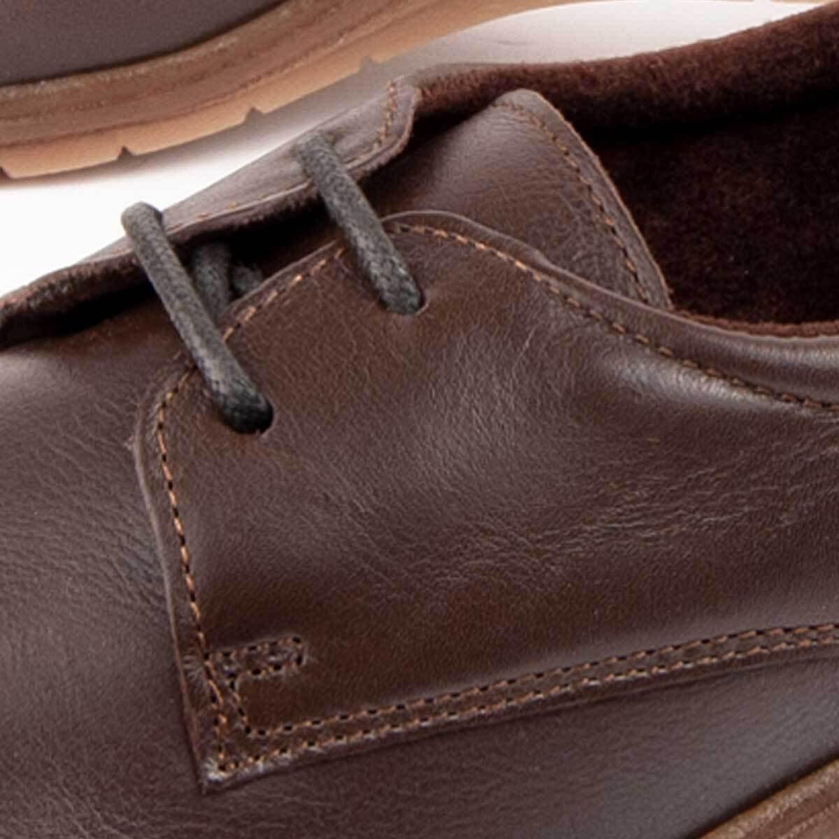 Oxford De Cuña - Marrón - Altura: 4 Cm