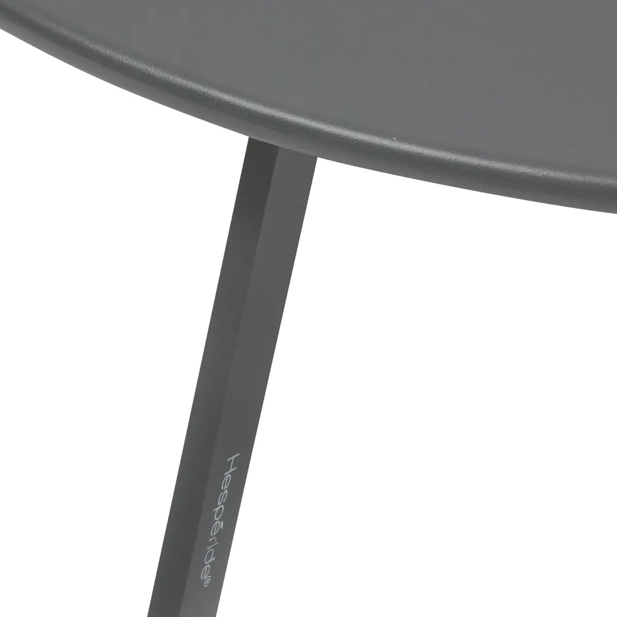 Table d'appoint de jardin Saona D90cm gris graphite