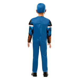 DISFRAZ CAPITAN AMERICA DELUXE INFA TALLA - S (3-4 AÑOS)