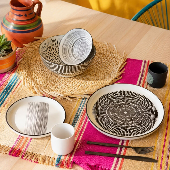 Lot de 6 assiettes à dessert, Yucatan