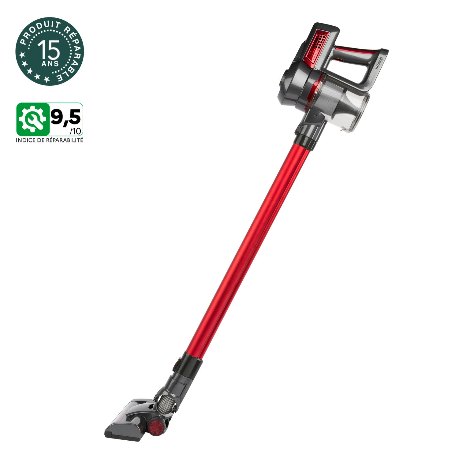 Aspiradora Sin Cable Ni Bolsa 2 en 1, Escoba y de Mano, 100 W, 0.8 Litros.