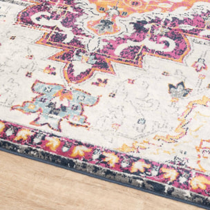 Tapis LAVU 1 motif médaillon traditionnel oriental
