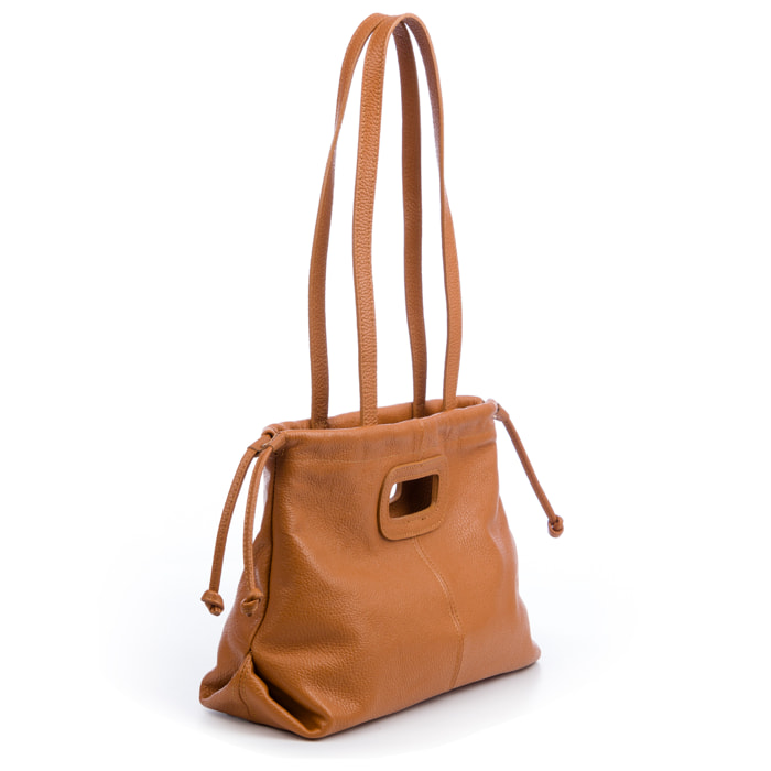 Bauladu Borsa Tote Donna. Pelle autentica Dollaro.
