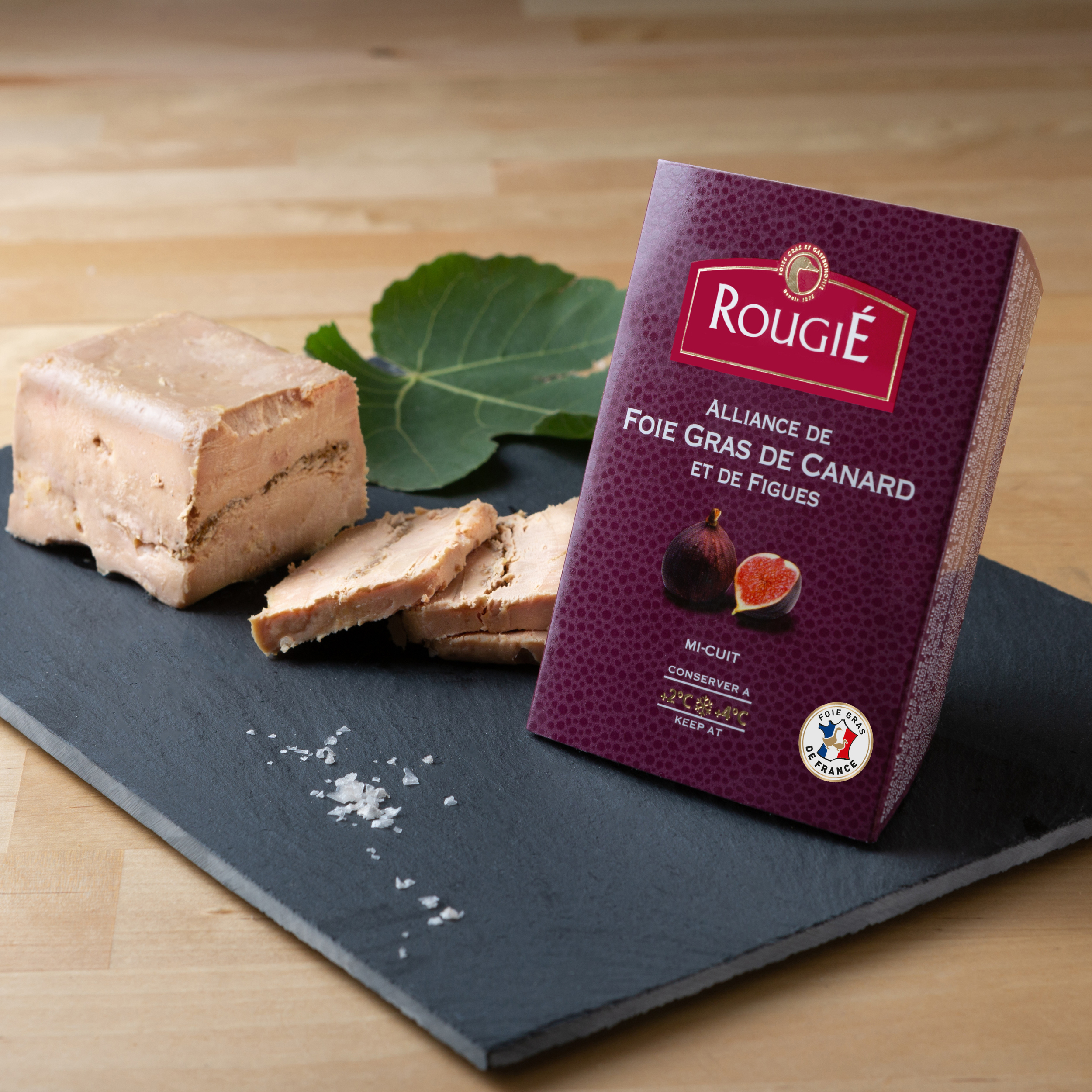 Foie Gras de Canard aux Figues 180g - entier mi-cuit