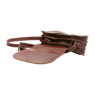 Borsa a tracolla  da donna In Vera pelle Made in Italy 24x17x11 cm