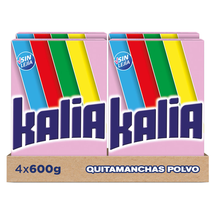 Quitamanchas para la ropa Kalia Polvo 2,4kg (4x600 g)