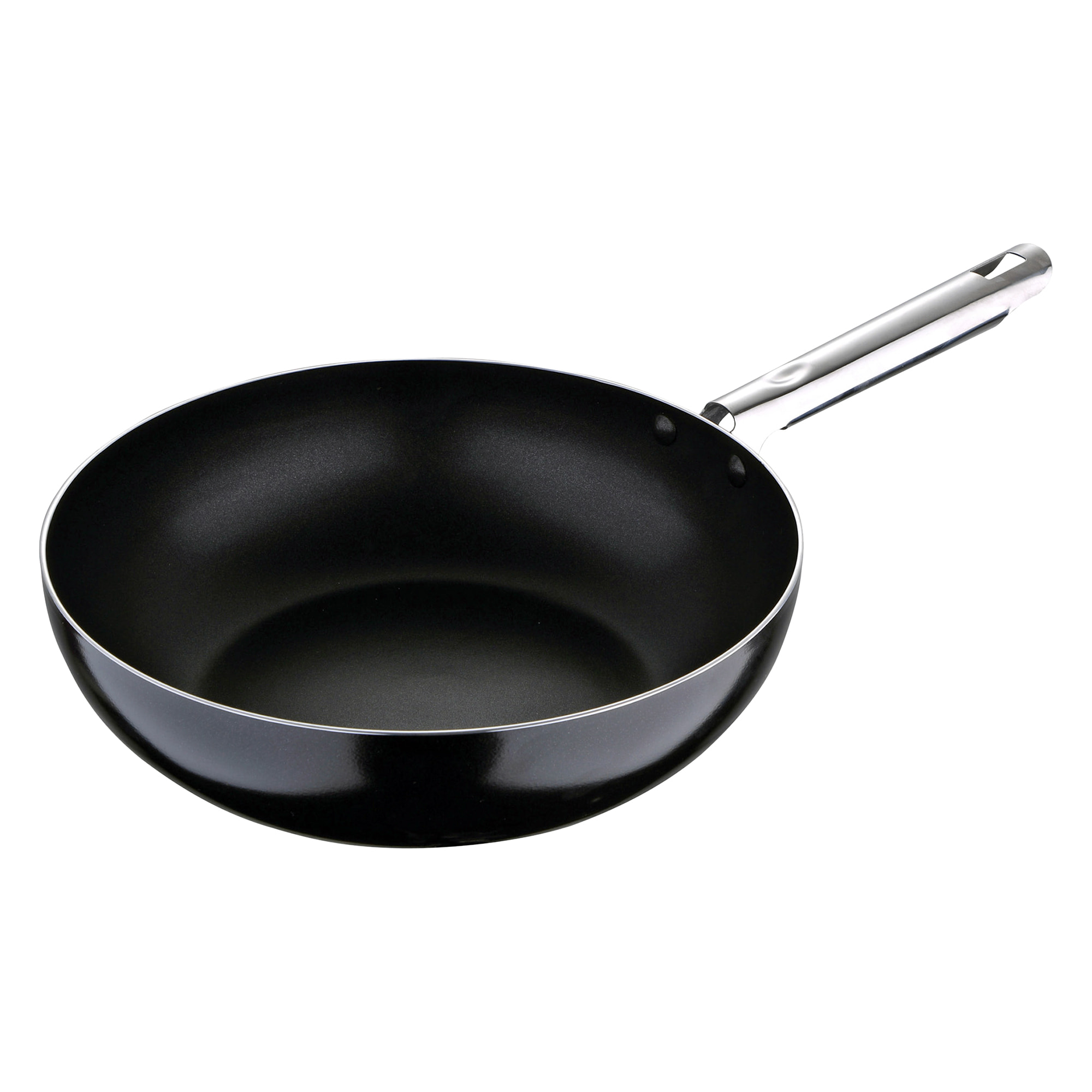 Sartén wok 28 cm - Aluminio prensado - Pixel Pro