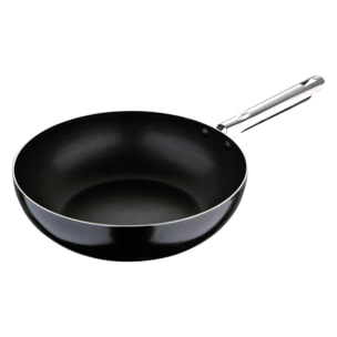 Sartén wok 28 cm - Aluminio prensado - Pixel Pro