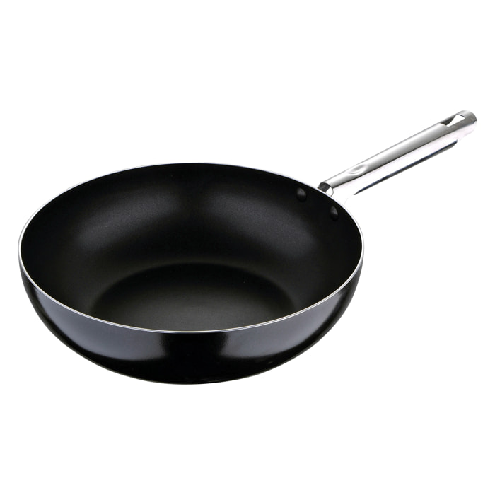 Sartén wok 28 cm - Aluminio prensado - Pixel Pro