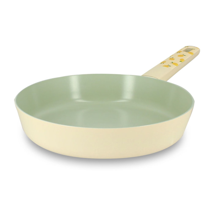 Poêle 28cm en aluminium citron - tous feux CITRON