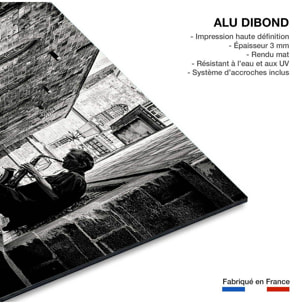 Tableau saxophone de rue  Tableau alu Dibond