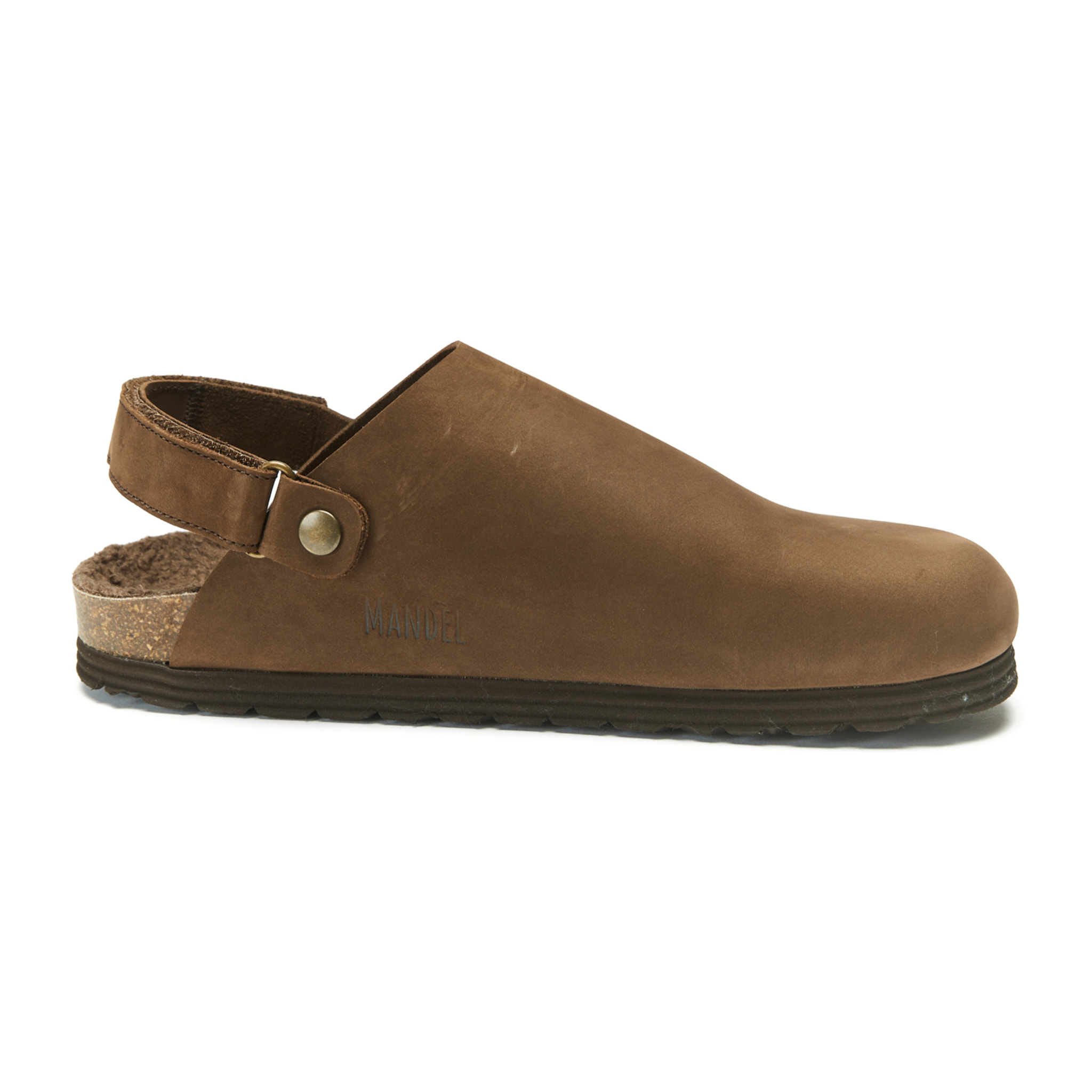 Sabot Mandèl Nubuck Testa di Moro