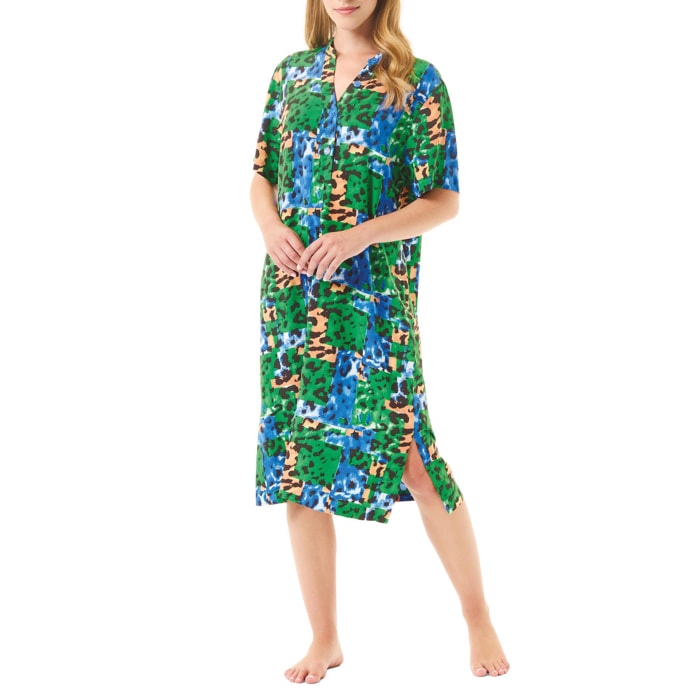 Vestido Viscosa M/C