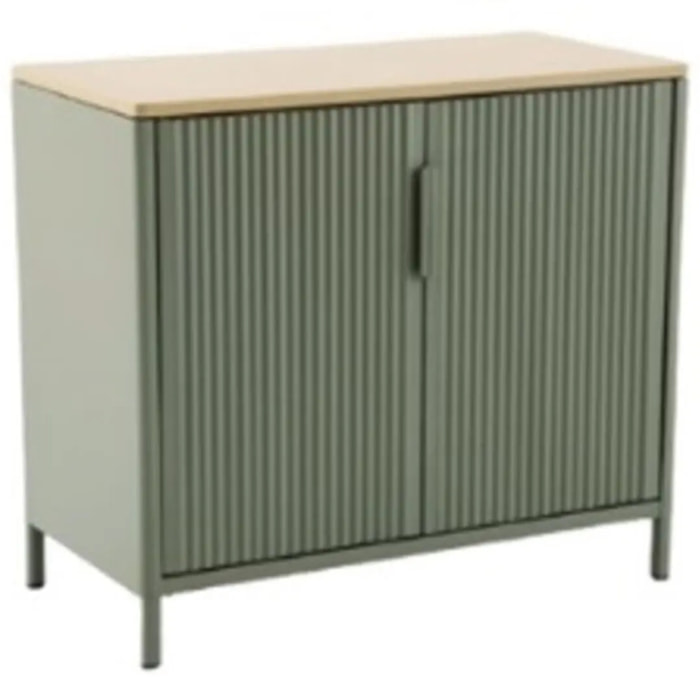 Buffet de jardin Ironia en acier galvanisé café