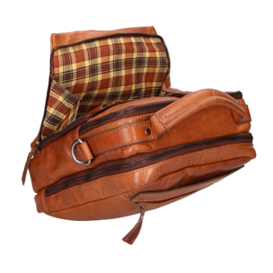 Borsa a mano unisex In Vera pelle Made in India 22x26x9 cm