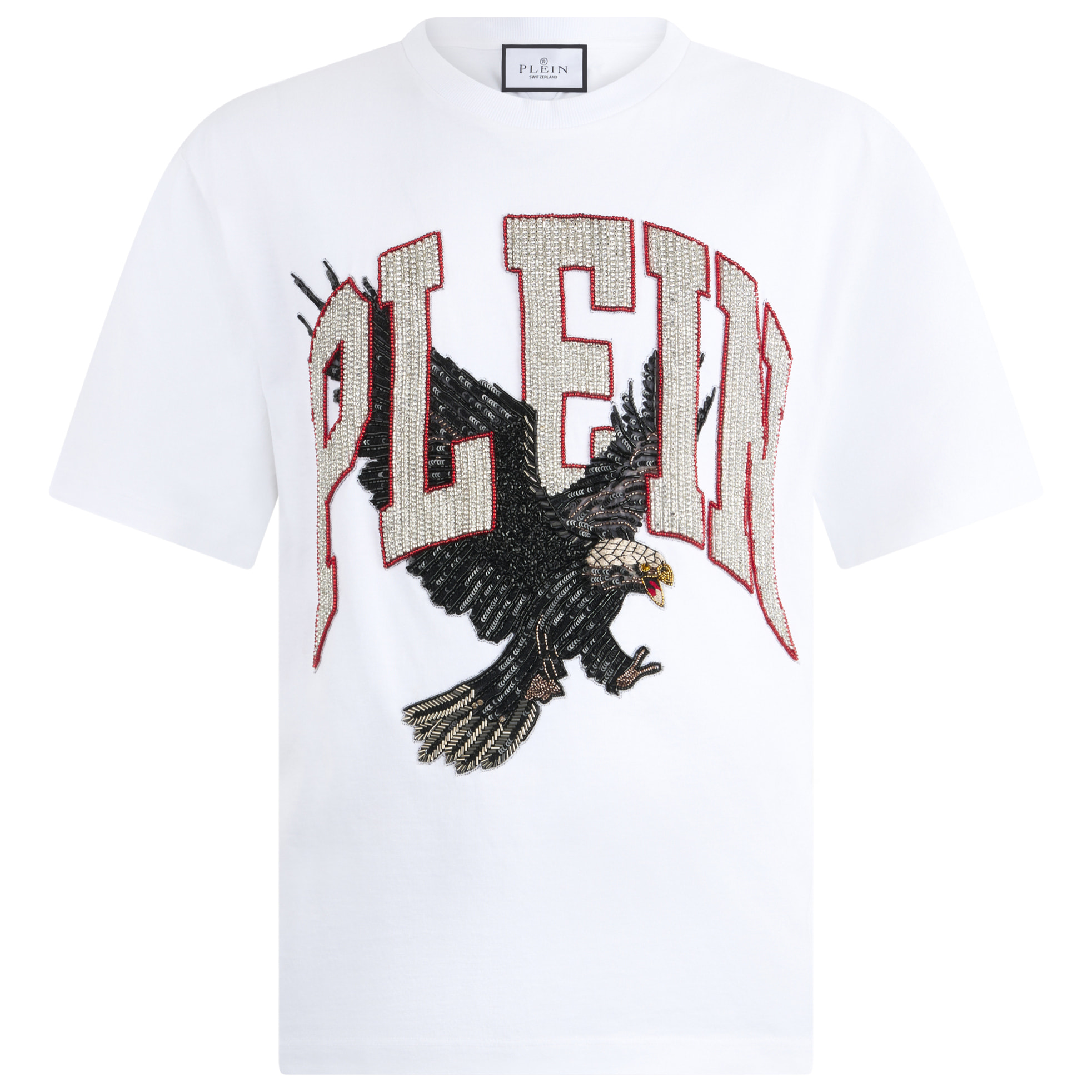 PHILIPP PLEIN Maglietta girocollo Ss EAGLE