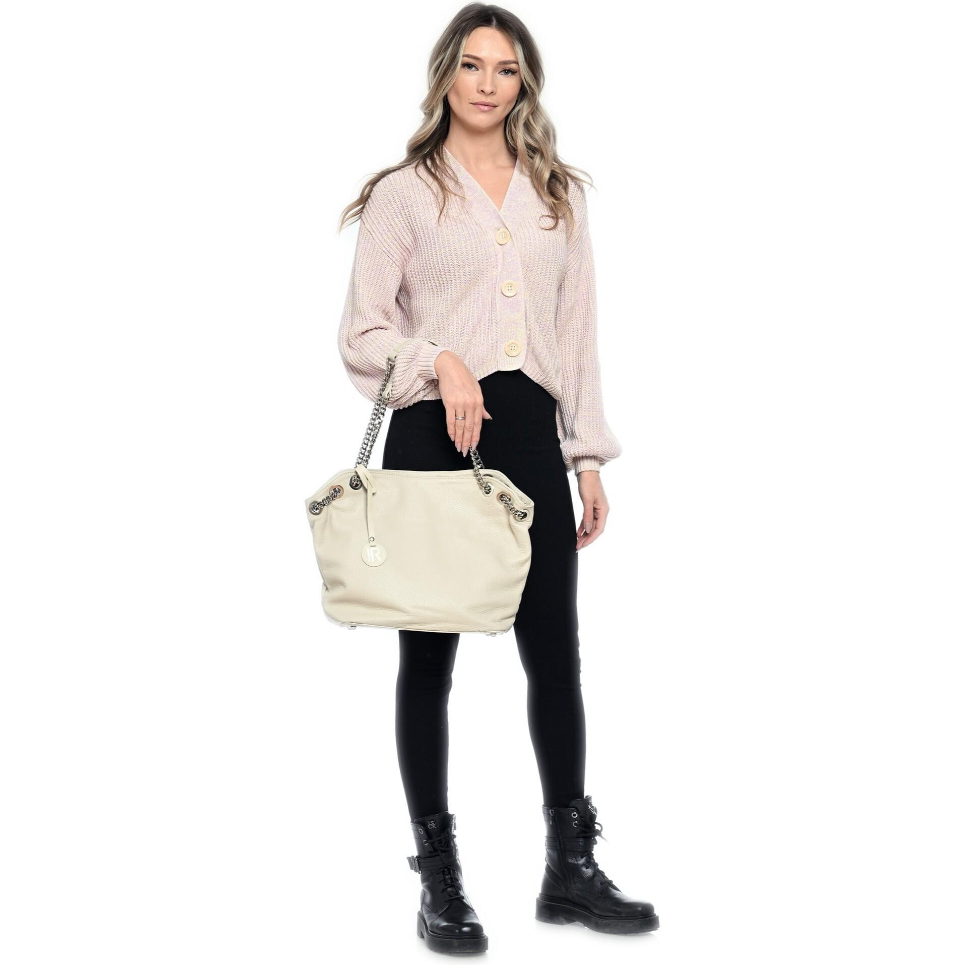 Borsa a spalla Isabella Rhea Beige