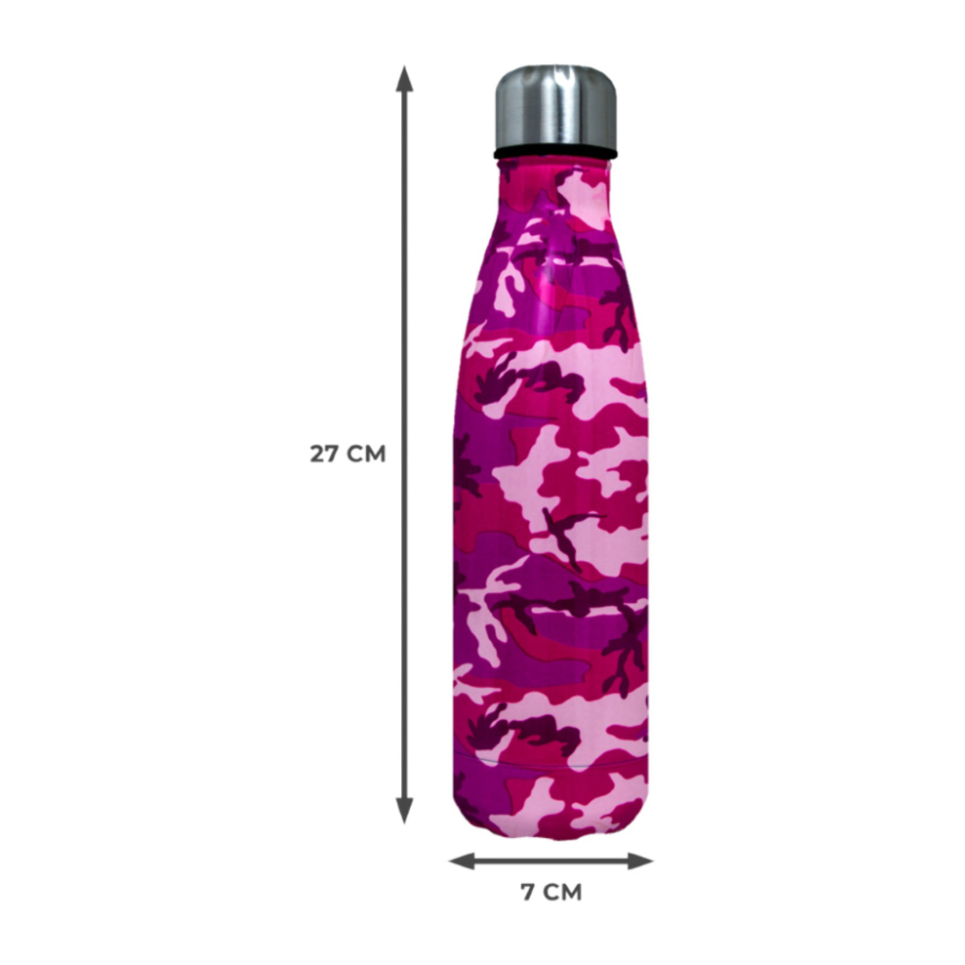 Borraccia Termica 500ml Bottiglia Thermos Modello Camo