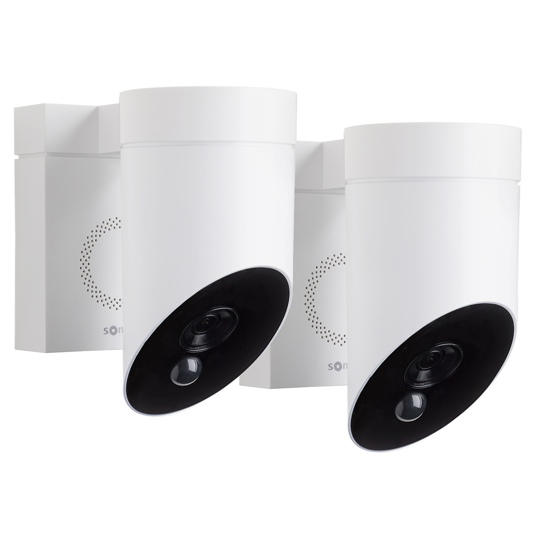 2 Outdoor Camera blanches 2 - Caméras de surveillance extérieures sans fil