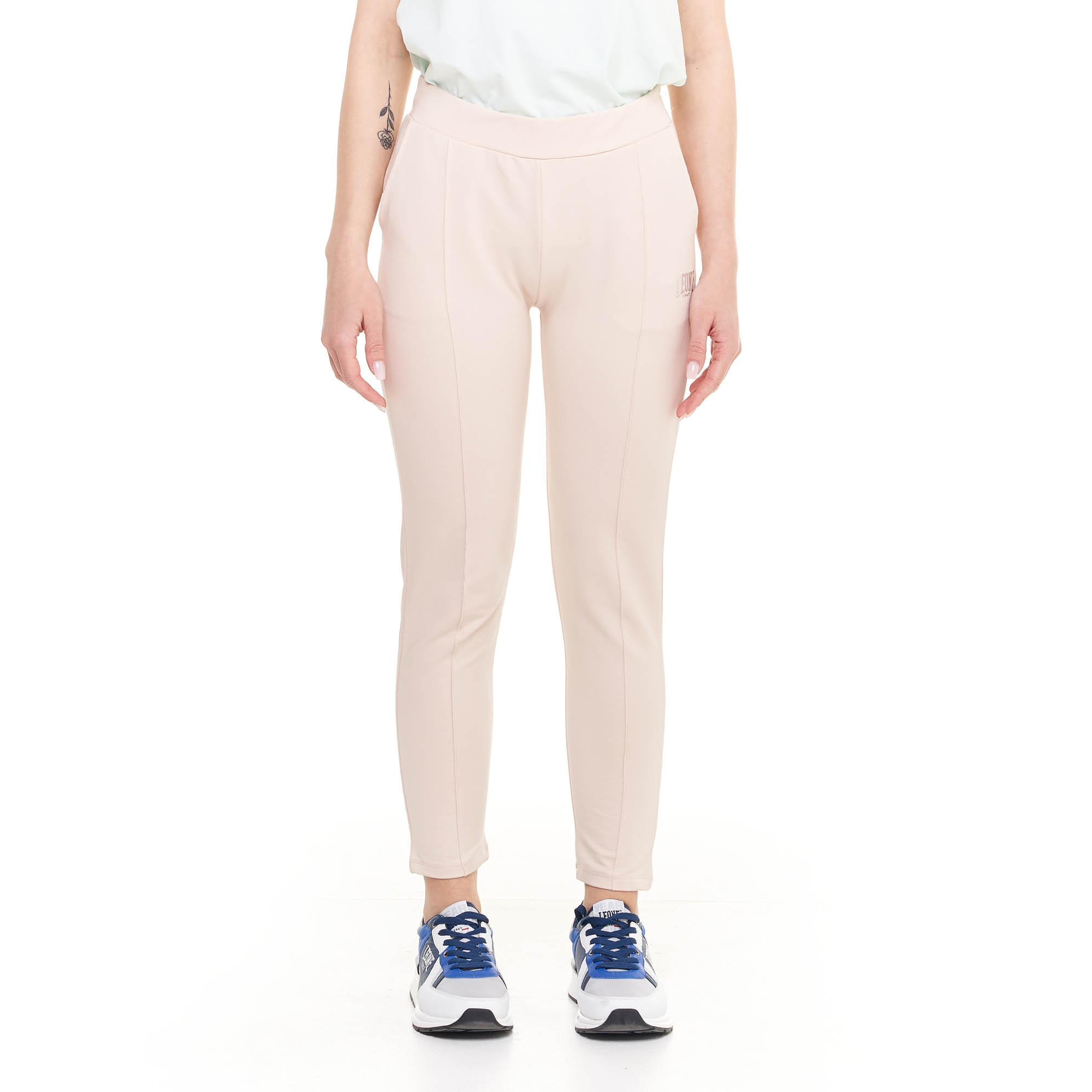 Pantalone dritto donna in felpa Training