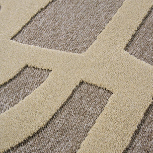 Tapis kilim, motif géométrique authentique, kilim tissé, fylo