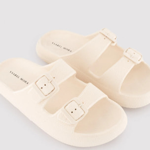 Sandali da spiaggia per donna Beige