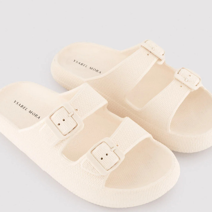Sandali da spiaggia per donna Beige