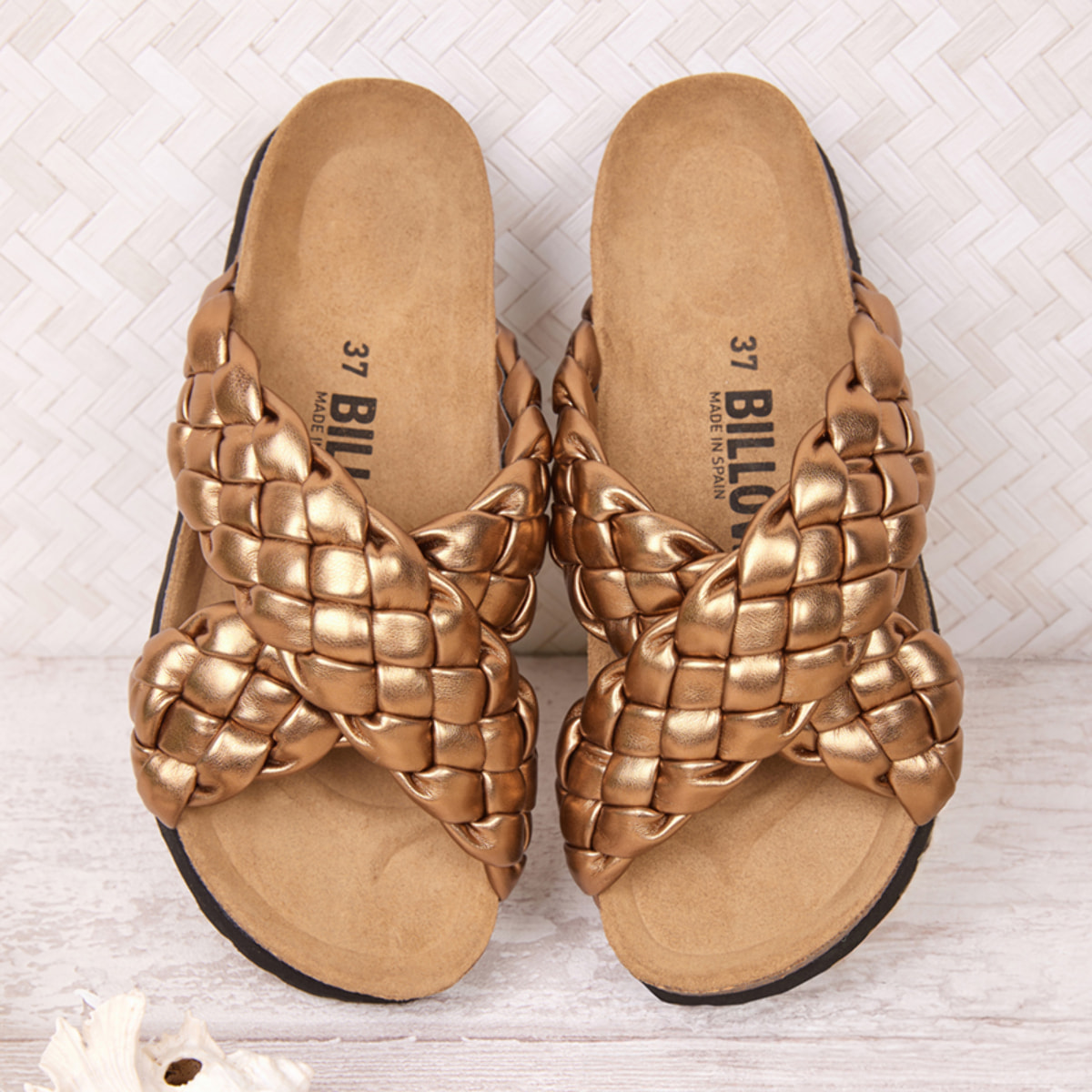 SANDALO CON ZEPPA BILLOWY MARRONE