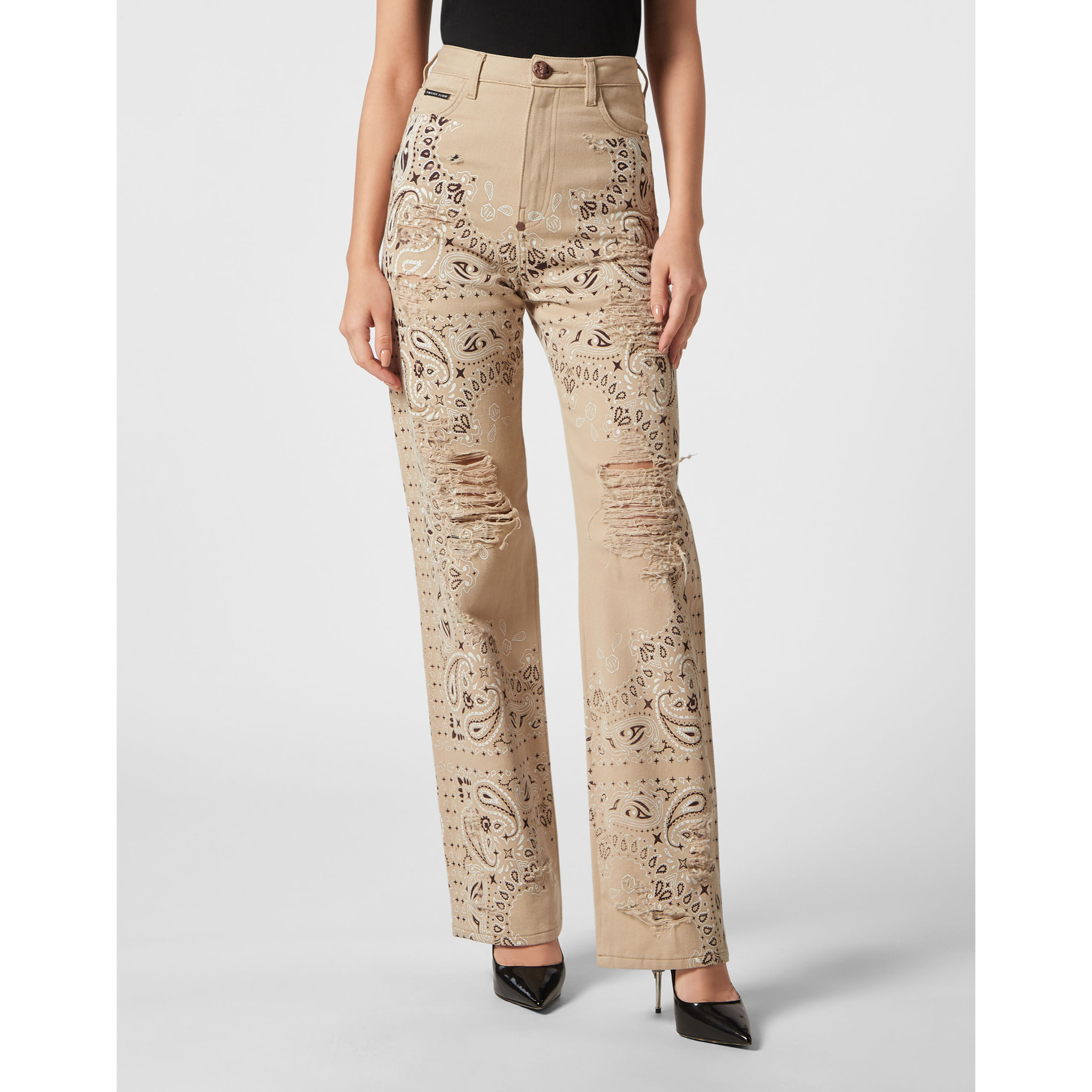 PHILIPP PLEIN Wide-leg jeans PAISLEY