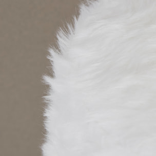 Tabouret Imitation Fourrure - Lot De 4