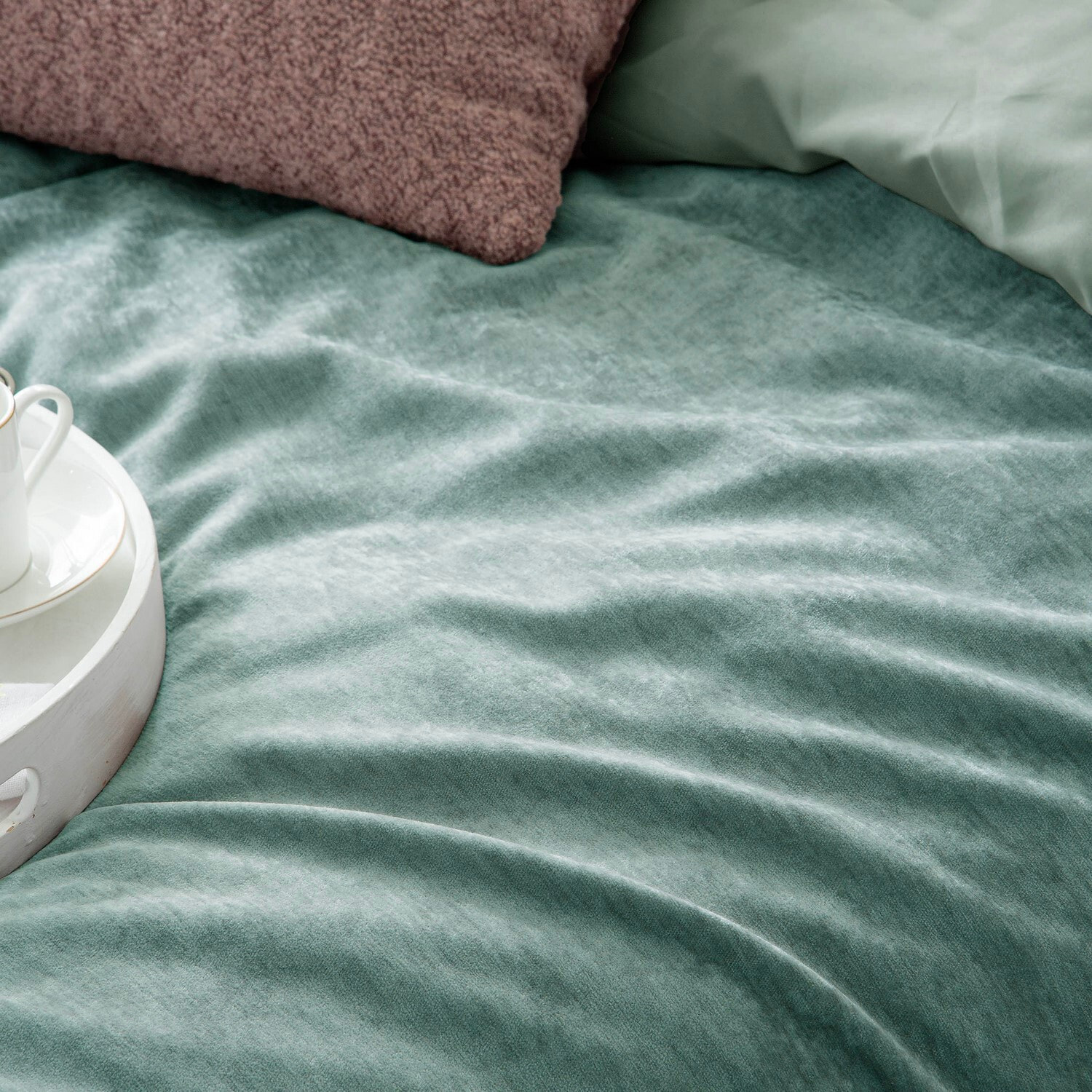 Housse de couette velvet agua