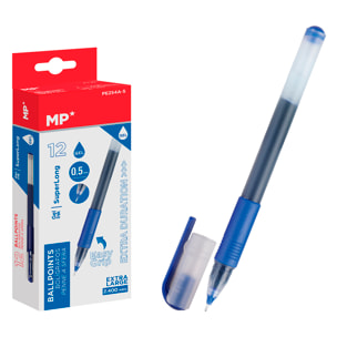 PACK 12 PENNE INK GEL PUNTA 0.5 mm BLU