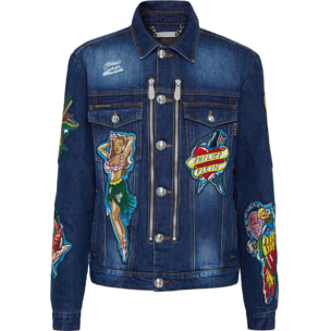 PHILIPP PLEIN Denim Jacket HAWAII