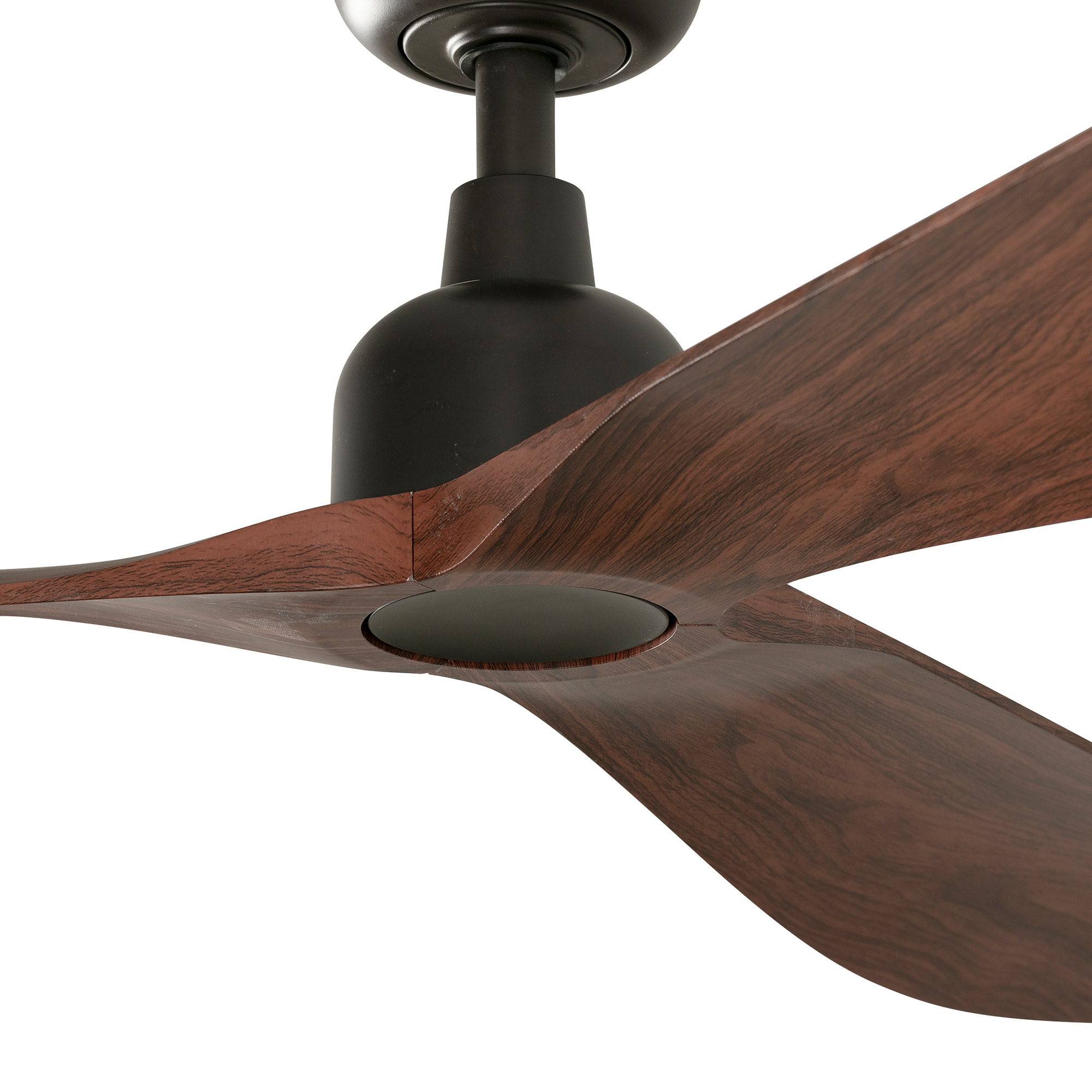 OUTWOOD L Ventilateur de plafond rouille/noyer IP44 TUYA