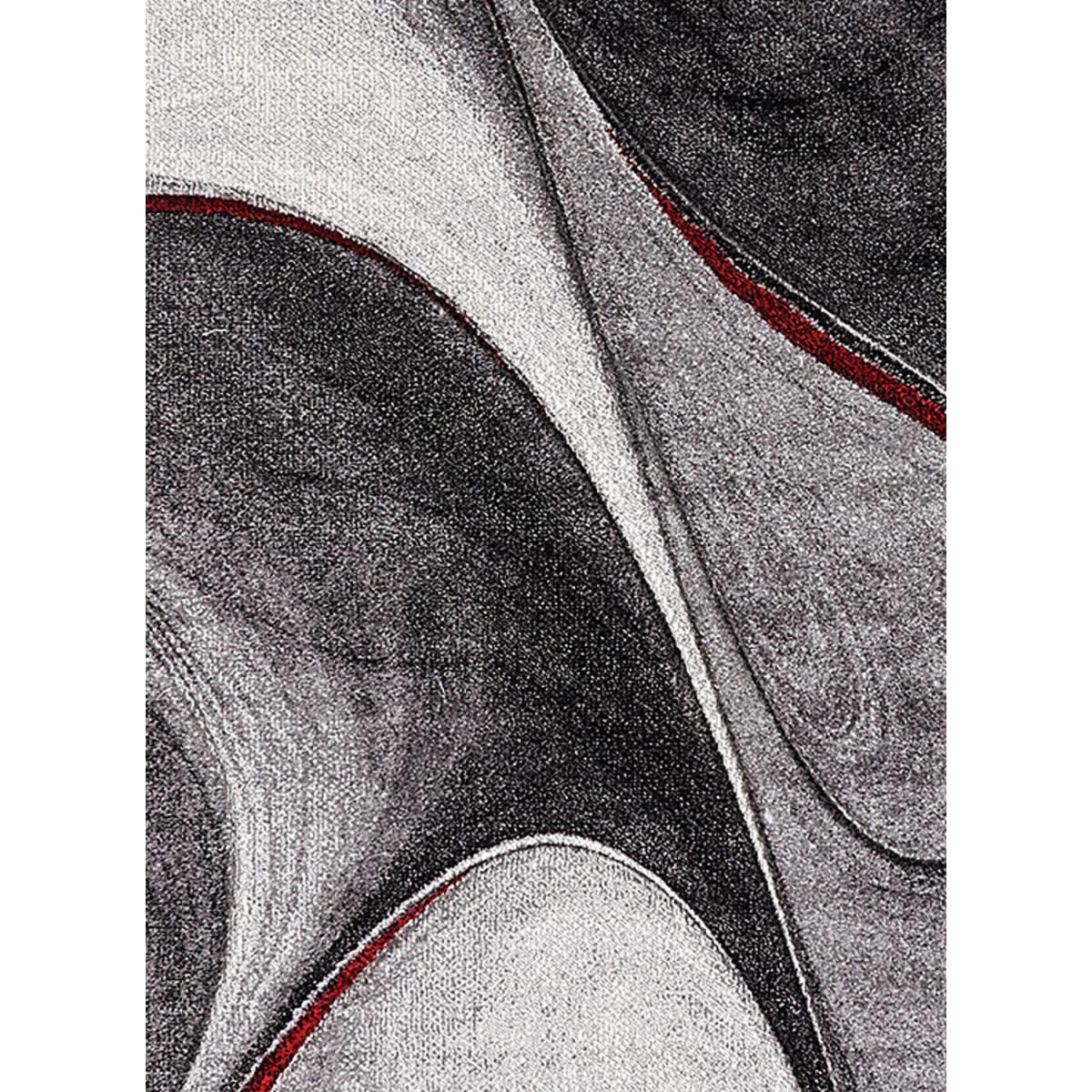 Tapis moderne Tavo avec motif de gouttes d'eau