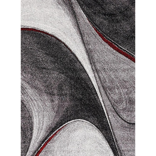 Tapis moderne Tavo avec motif de gouttes d'eau