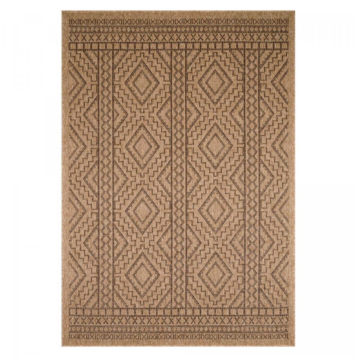 Tapis extérieur tissé kilim rectangle KAVU